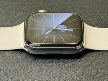 ☆即決 美品 Apple Watch series7 45mm シルバーステンレス アップルウォッチ GPS+Cellularモデル シリーズ7 170_画像6