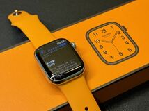 ☆即決 美品 バッテリー100% Apple Watch series7 HERMES 41mm アップルウォッチ エルメス GPS+Cellular シルバーステンレス シリーズ7 195_画像8