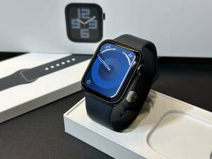 ☆即決 美品 バッテリー100% Apple Watch SE2 44mm ミッドナイトアルミニウム アップルウォッチ GPS+Cellularモデル 052