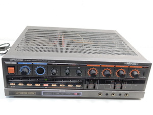 H1568　PIONEER/パイオニア SA-V20II STEREO MIXING AMPLIFIER カラオケアンプ　通電のみ確認済み　ジャンク品