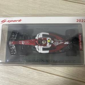 SPARK 1/43 アルファロメオ ザウバー フェラーリ F1 C42 周冠宇 ジョウ グアンユー #24 2022 イタリアGP 10位入賞 USED美品の画像1