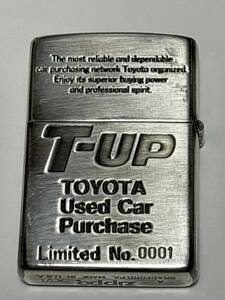 本体のみ　2000年　トヨタT-UP　シリアル　0001　ZIPPO　未使用　難あり