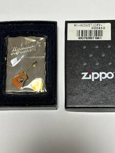 2007年　ギター（アコギver)メタル nusical instruments　ZIPPO 未使用