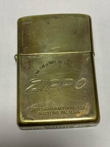 本体のみ 　1983年　ブラス　ロゴ柄　数字表記　ZIPPO　USED