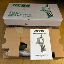 新品 RCBS REBEL リローディング プレス (ハンティング 狩猟 ダミーカート)_画像1