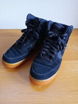 ☆NIKE ナイキ エアフォース1 ハイ 07 LV8 806403-003 ハイカットスニーカー メンズ ブラック 26㎝ 欠品あり 中古 現状品_画像1