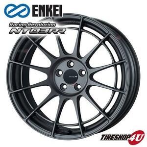 送料無料 ENKEI Racing Revolution NT03RR 18インチ 18x10.5J 5/114.3 +25 MDG マットダークガンメタリック 新品ホイール1本価格