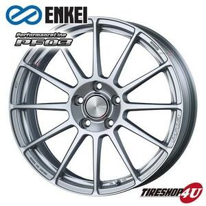 送料無料 ENKEI Performance Line PF03 15インチ 15x5.0J 4/100 +45 SS スパークルシルバー 新品ホイール1本価格