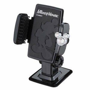 ナポレックス WD-311 スマートフォンホルダー3D ミッキーマウス スマートフォン 固定 ダッシュボード かわいい ドライブ NAPOLEX