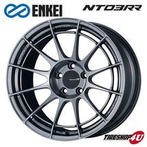 送料無料 ENKEI Racing Revolution NT03RR 18インチ 18x8.5J 5/112 +45 HS ハイパーシルバー 新品ホイール1本価格_画像1