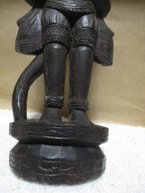 インド　ヒンズー経　ヴィシュヌ化身像　木彫　珍品　Q38-3_画像5