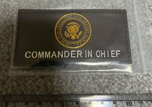 Commander IN Chief ネームタグ パッチ ワッペン