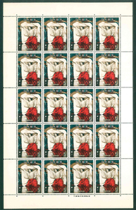  classical theatre series . on commemorative stamp 20 jpy stamp ×20 sheets 