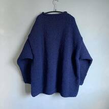 Macmahon Knitting Mills 23AW 未使用 フラワー柄 ニット ネイビー マクマホンニッティングミルズ あいみょん着用モデル ユニセックス_画像6