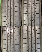 ★155/65R14 75H ブリヂストン NEWNO 中古 夏タイヤ/三菱 純正 中古 アルミホイール付 4本 4穴 PCD:100 In46★_画像5