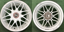 ★17インチ Racing SPARCO 中古 社外 アルミホイール 4本 4穴5穴 PCD:114.3 IN35・32★_画像2