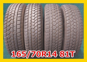 ★2018年製 165/70R14 81T HIFLY Win-turi 212 中古 スタッドレス4本 14インチ★