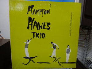 USオリジナル！ ハンプトン・ホーズ／Hampton Hawes Trio／Contemporary／黄色DG／Mono／裏面2色／サウンド良好！
