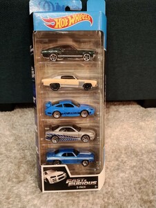 ホットウィール FAST＆ FURIOUS　5-PACK ワイルドスピード　R34GTR他