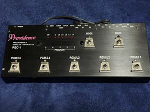 【中古】Providence PEC-1 プロビデンス エフェクター プログラム スイッチング システム ギター プログラマブルスイッチャー (送料無料)