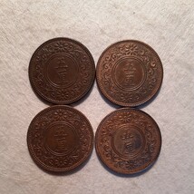 5厘青銅貨　全年号コンプリート　大正5年から大正8年　4枚まとめて_画像2