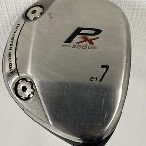 PX380VF フェアウェイウッド 7W 21度純正カーボン FIEX:R