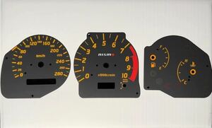 S15 シルビア スピードメーターパネル SILVIA SPEEDO METER PANEL 「送料無料」