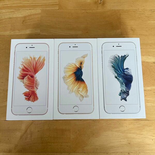 【箱のみ】iPhone 6s 64GB ローズゴールド、ゴールド、シルバー　3箱まとめ売り