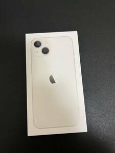 新品未開封 送料無料 iPhone13 128GBスターライト Starlight Apple SIMフリー 一括 白