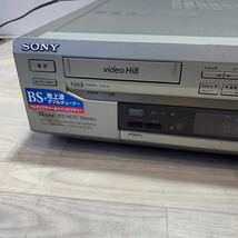 SONY ソニー Hi8 / VHS カセットデッキ WV-BW3 【ジャンク】_画像4