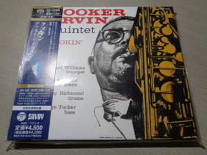SACD未開封/ブッカー・アーヴィン/クッキン(2012 JAPAN/SAVOY:COGY-1039 PROMO STILL-SEALED SUPER AUDIO CD(SHM)/BOOKER ERVIN,COOKIN'