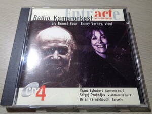 エルネスト・ブール,ERNEST BOUR,RADIO KAMERORKEST,EMMY VERHEY/PROKOFIEV:VIOOLCONCERT NO.2 etc.(ENTR'ACTE CD 4 NOT FOR SALE ONLY