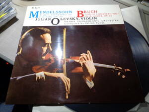 オレフスキー,JULIAN OLEVSKY,JULIUS RUDEL/MENDELSSOHN & BRUCH:VIOLIN CONCERTOS(JAPAN/WESTMINSTER:ML-5275 DG LABEL LP