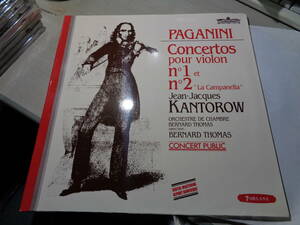 カントロフ,JEAN-JACQUES KANTOROW,BERNARD THOMAS/PAGANINI:CONCERTOS POUR VIOLON N.1 ET N.2(FRANCE/FORLANE:UM 6519 DIGITAL NM LP