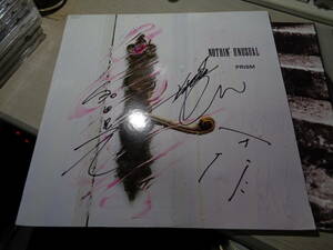 プリズム 和田アキラ氏ほかメンバー直筆サイン入,AKIRA WADA, PRISM SIGNED!!!/NOTHIN' UNUSUAL(1985 TDK RECORDS:T28P-1010 LP