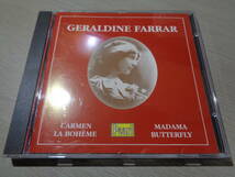 ジェラルディン・ファーラー,GERALDINE FARRAR/BIZET:CARMEN,PUCCINI:LA BOHEME & MADAMA BUTTERFLY etc.(UK/Pearl:GEMM CD 9420_画像1