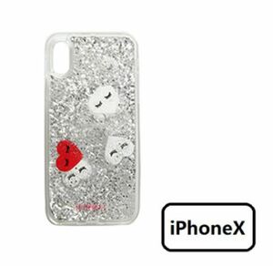 iPhone X IPHORIA Hearts Transparent