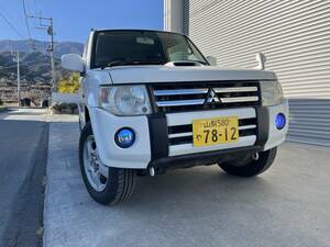 パジェロミニ　4WD 車検長い　4速オートマ　売り切りターボ　スタッドレス付き　