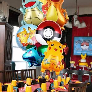 風船 誕生日 飾り付け 光沢 バルーン パーティー 記念日 バースデー パーティー飾り ポケットモンスター