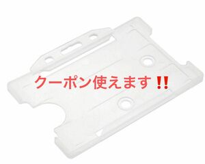 IDカード イット レッド スタッフ ネックストラップ ストラップ クリア IDカードホルダー バッジ パスホルダー 