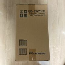 カロッツェリア　carrozzeria パイオニア　Pioneer UD-SW 250D エンクロージャー　新品未使用　未開封　送料無料_画像2