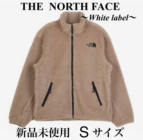 【新品：THE NORTH FACE】 ノースフェイス シェルパ フリース ジャケット　Sサイズ　ユニセックス　ベージュ