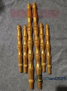 「密教法具 寺院用仏具」木製　四けつ棒　6本セット　護摩壇