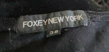 FOXEY NEW YORK フォクシー　ノースリーブ　トップス 38 日本製 黒_画像4