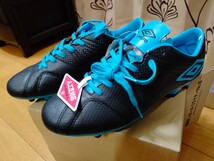 umbro サッカースパイク シューズ 25.5cm 試着のみ 店頭展示品 アクセレイター ゲイル 1.3KL アンブロ　USS7710BBB 定価　1.1万_画像1