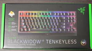 Razer Blackwidow V3 Tenkeyless Yellow 黄軸 ゲーミングキーボード US配列