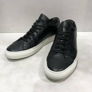 【COMMON PROJECTS】 ローカットスニーカー コモンプロジェクツ 黒 ブラック レザー 1658 43 7547 ts202401