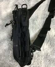 MAGFORCE マグフォース ワンショルダー ミリタリーバッグ MOLLE SYSTEM モールシステム対応 MF-0422 / Humberg 12"x9" ブラック_画像3