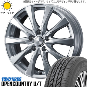 新品 アルファード ヴェルファイア 40系 225/60R18 OPENCOUNTRY U/T スピリッツ 18インチ 7.0J +39 5/120 サマータイヤ ホイール 4本SET