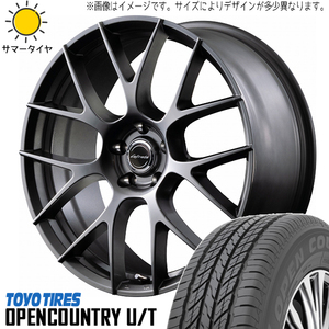 新品 アルファード ヴェルファイア 40系 225/55R19 OPENCOUNTRY U/T レフィナーダ 19インチ 7.0J +40 5/120 サマータイヤ ホイール 4本SET